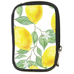 Vintage Lemons Compact Camera Leather Case