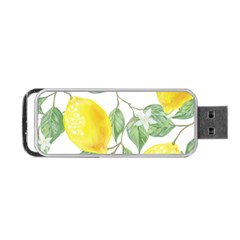 Vintage Lemons Portable Usb Flash (two Sides)