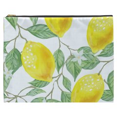 Vintage Lemons Cosmetic Bag (xxxl) by SomethingForEveryone