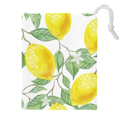 Vintage Lemons Drawstring Pouch (4xl)