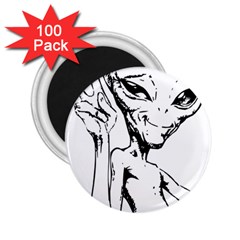 Paul Alien 2 25  Magnets (100 Pack)  by KenArtShop