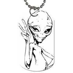 Paul Alien Dog Tag (two Sides) by KenArtShop