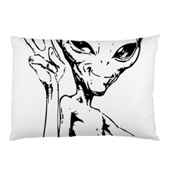 Paul Alien Pillow Case by KenArtShop