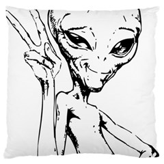 Paul Alien Standard Flano Cushion Case (two Sides) by KenArtShop