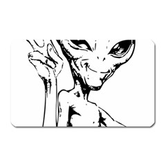 Paul Alien Magnet (rectangular) by KenArtShop