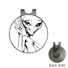 Paul Alien Hat Clips With Golf Markers by KenArtShop