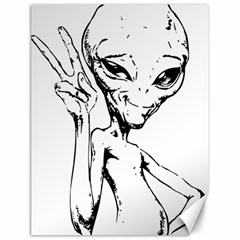 Paul Alien Canvas 18  X 24  by KenArtShop