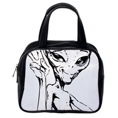 Paul Alien Classic Handbag (one Side) by KenArtShop