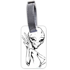 Paul Alien Luggage Tag (one Side) by KenArtShop