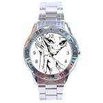 Paul Alien Stainless Steel Analogue Watch Front