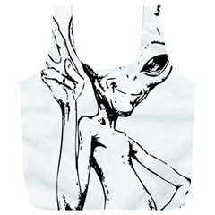 Paul Alien Full Print Recycle Bag (xxxl) by KenArtShop