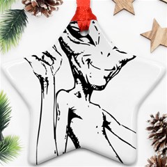 Paul Alien Star Ornament (two Sides) by KenArtShop