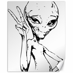 Paul Alien Canvas 16  X 20  by KenArtShop