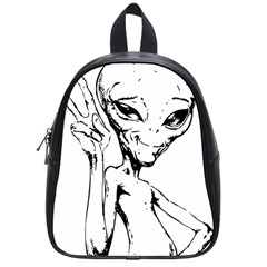 Paul Alien School Bag (small) by KenArtShop