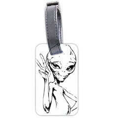 Paul Alien Luggage Tag (two Sides)