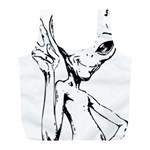 Paul Alien Full Print Recycle Bag (L) Back