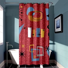 50s Shower Curtain 36  X 72  (stall)  by NerdySparkleGoth