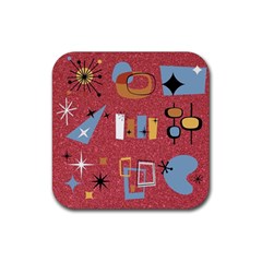 50s Rubber Coaster (square)  by NerdySparkleGoth