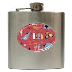 50s Hip Flask (6 Oz) by NerdySparkleGoth