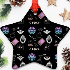 Small Witch Ornament (star) by NerdySparkleGoth