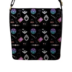 Small Witch Flap Closure Messenger Bag (l)