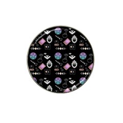 Witch Goth Pastel Pattern Hat Clip Ball Marker