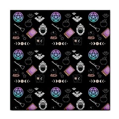 Witch Goth Pastel Pattern Face Towel by NerdySparkleGoth