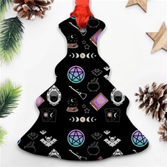 Witch Goth Pastel Pattern Ornament (christmas Tree)  by NerdySparkleGoth