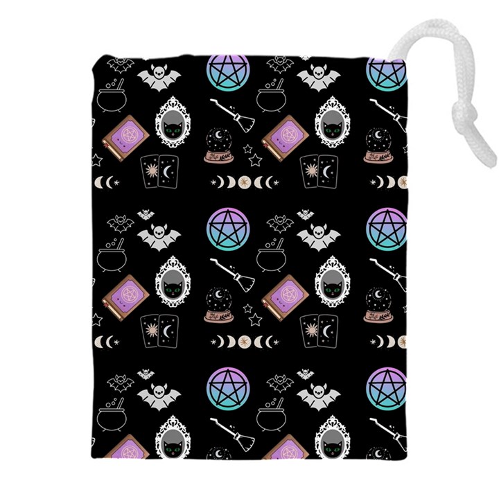 Witch Goth Pastel Pattern Drawstring Pouch (5XL)