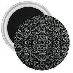 Initricate Ornate Abstract Print 3  Magnets by dflcprintsclothing