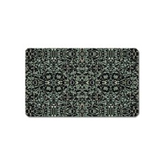 Initricate Ornate Abstract Print Magnet (name Card)