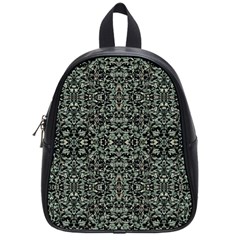 Initricate Ornate Abstract Print School Bag (small) by dflcprintsclothing