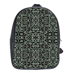 Initricate Ornate Abstract Print School Bag (xl)