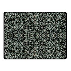 Initricate Ornate Abstract Print Double Sided Fleece Blanket (small)  by dflcprintsclothing