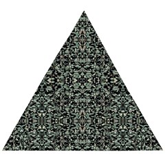 Initricate Ornate Abstract Print Wooden Puzzle Triangle by dflcprintsclothing