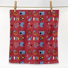 50s Small Print Face Towel