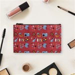 50s Small Print Cosmetic Bag (Small) Front