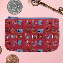 50s Small Print Large Coin Purse