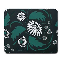 Folk Flowers Pattern Large Mousepads by Eskimos