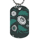 Folk flowers pattern Dog Tag (One Side) Front