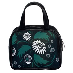 Folk Flowers Pattern Classic Handbag (two Sides) by Eskimos