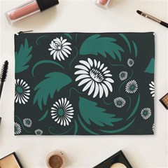 Folk Flowers Pattern Cosmetic Bag (xl) by Eskimos