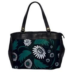 Folk Flowers Pattern Oversize Office Handbag by Eskimos