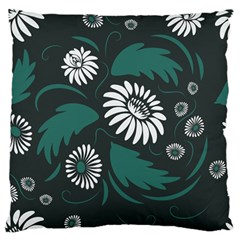 Folk Flowers Pattern Standard Flano Cushion Case (one Side) by Eskimos