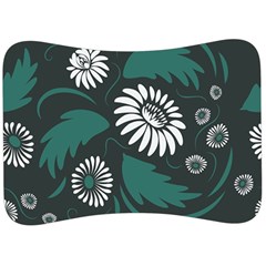 Folk Flowers Pattern Velour Seat Head Rest Cushion by Eskimos