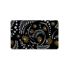 Folk Flowers Pattern Magnet (name Card) by Eskimos