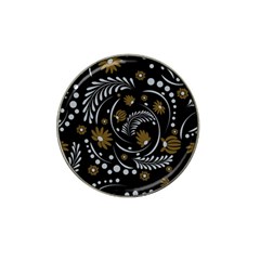 Folk Flowers Pattern Hat Clip Ball Marker by Eskimos