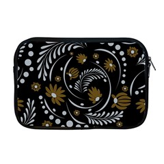 Folk Flowers Pattern Apple Macbook Pro 17  Zipper Case by Eskimos