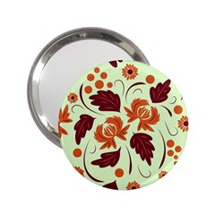 Folk Flowers Pattern 2 25  Handbag Mirrors by Eskimos