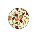 Folk flowers pattern Hat Clip Ball Marker (4 pack) Front